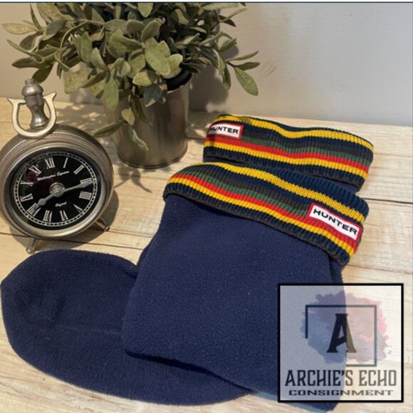 HUNTER Fleece Boot Sock - Picture 1 of 6